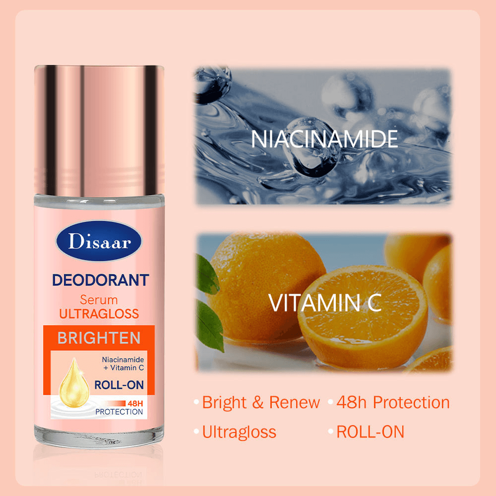 Disaar Niacinamide + Vitamin C Brighten Deodorant Serum - 50ml