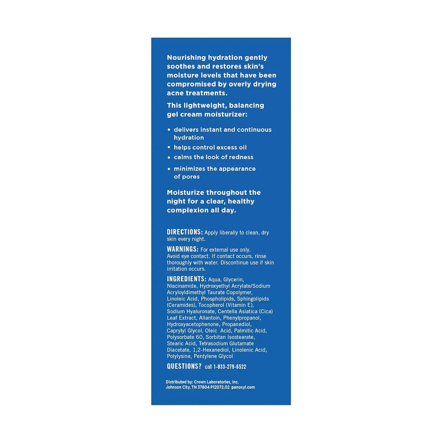 PanOxyl Balancing Repair Moisturizer With Niacinamide - 85g