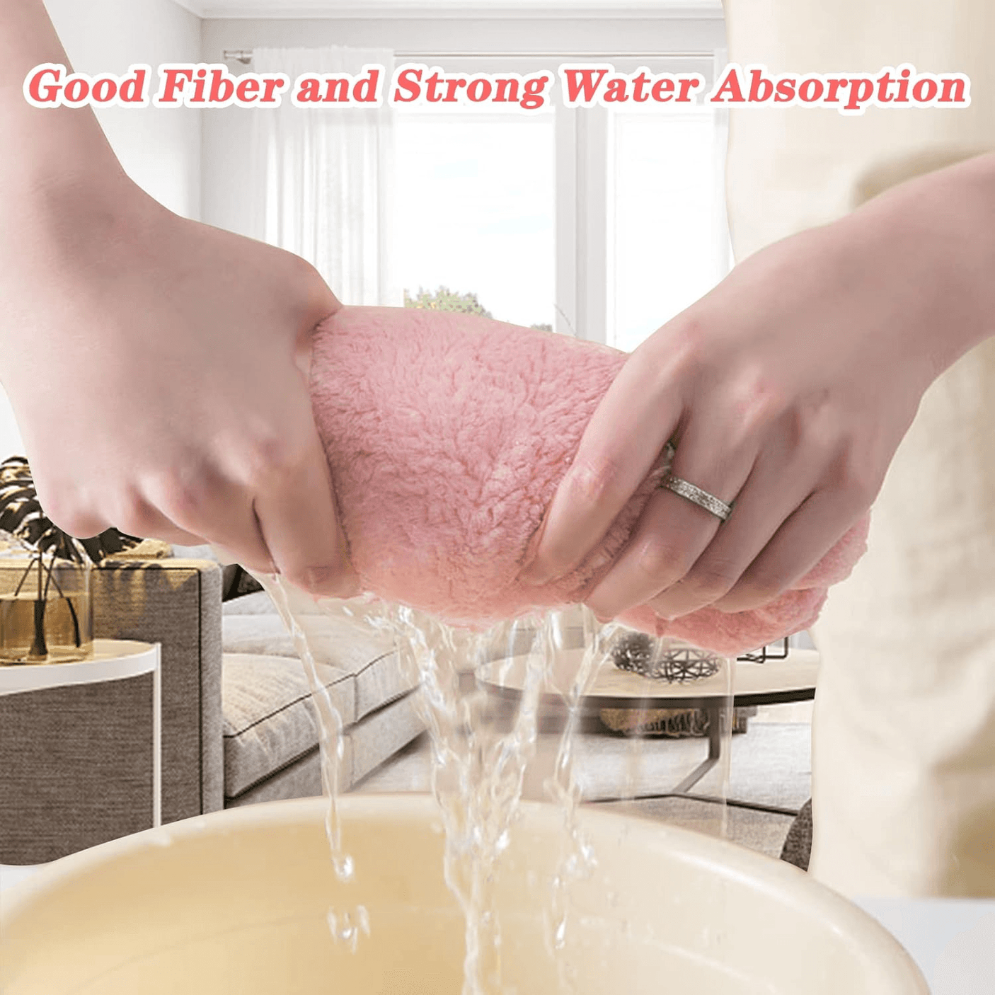 Microfiber Hair Drying Turban Hair Towel Cap