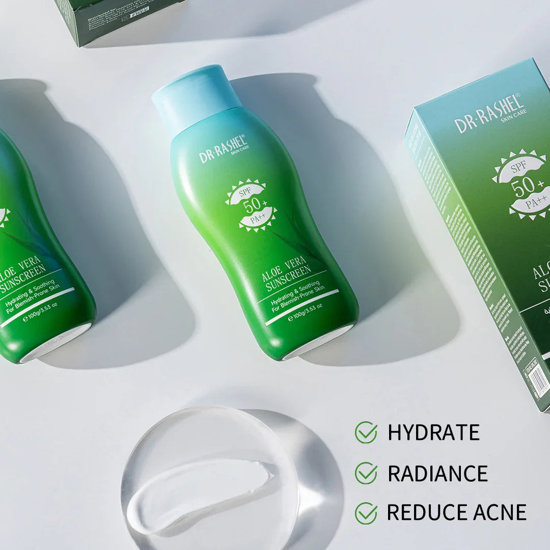 Dr.Rashel Aloe Vera Sunscreen SPF 50+ PA++ - 100g