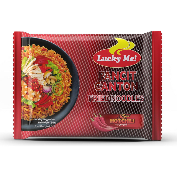 Lucky Me Instant Hot Chilli Pancit Canton Fried Noodles 60gm