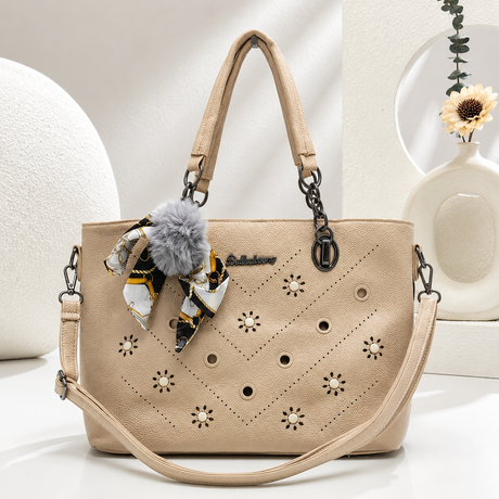 Women's Unique Textured Versatile Handbag - 9030#