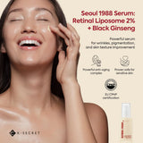 K-Secret Seoul 1988 Serum Retinal Liposome 2% + Black Ginseng - 30ml
