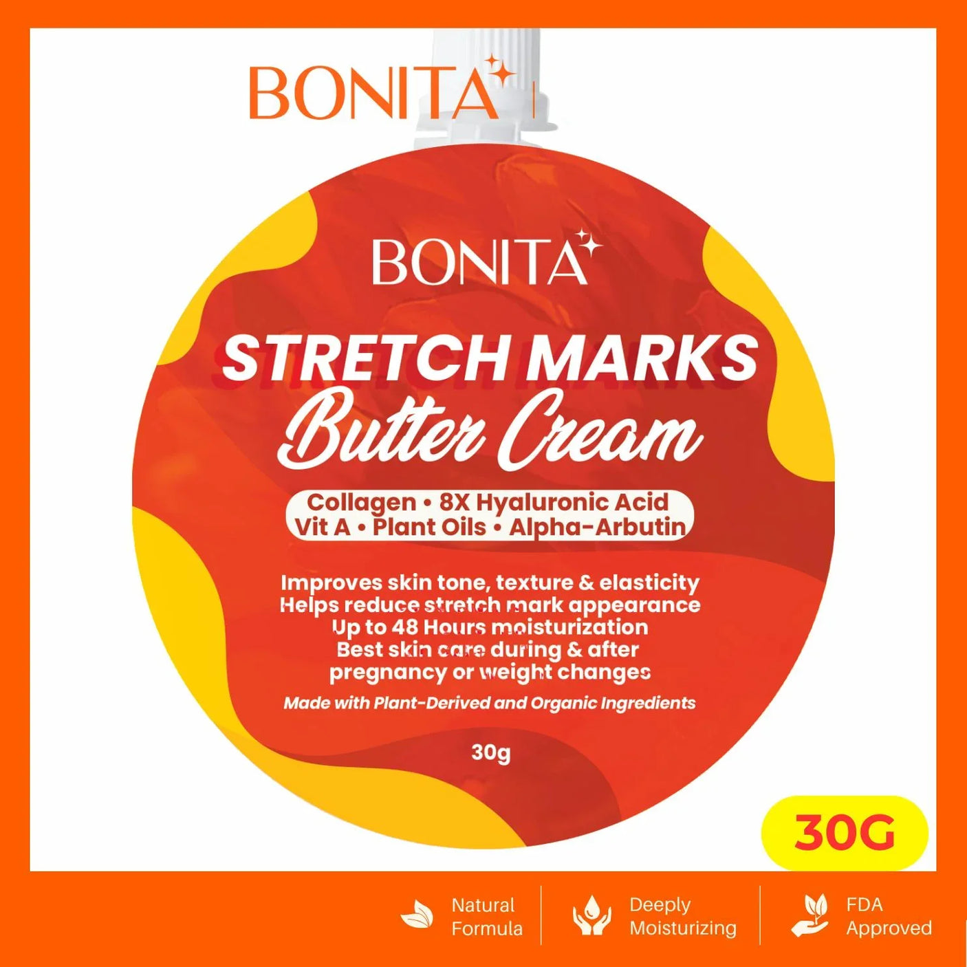 Bonita Stretch Marks Butter Cream - 30g