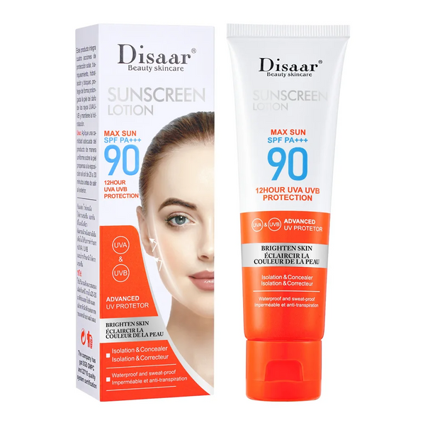 Disaar Sunscreen Lotion Brighten Skin Spf 90 - 50ml