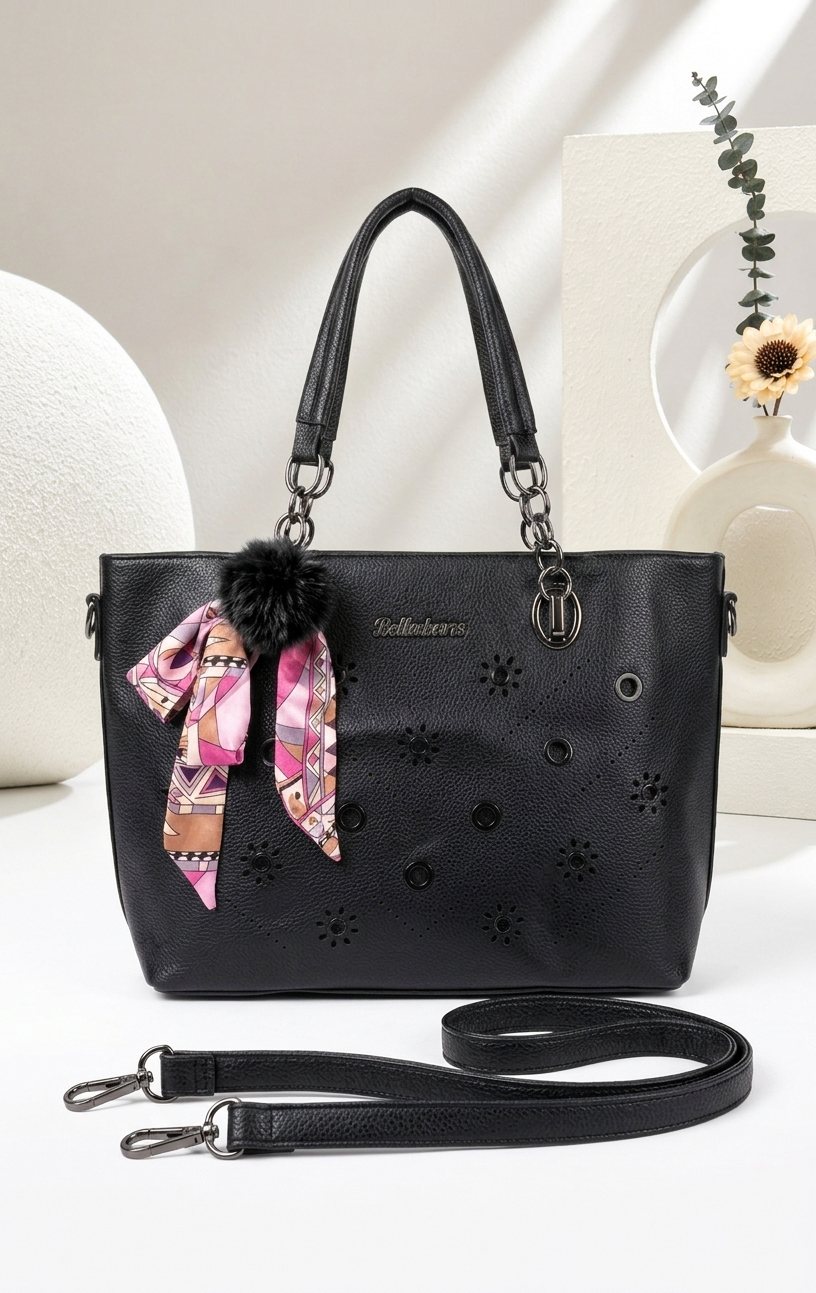 Women's Unique Textured Versatile Handbag - 9030#