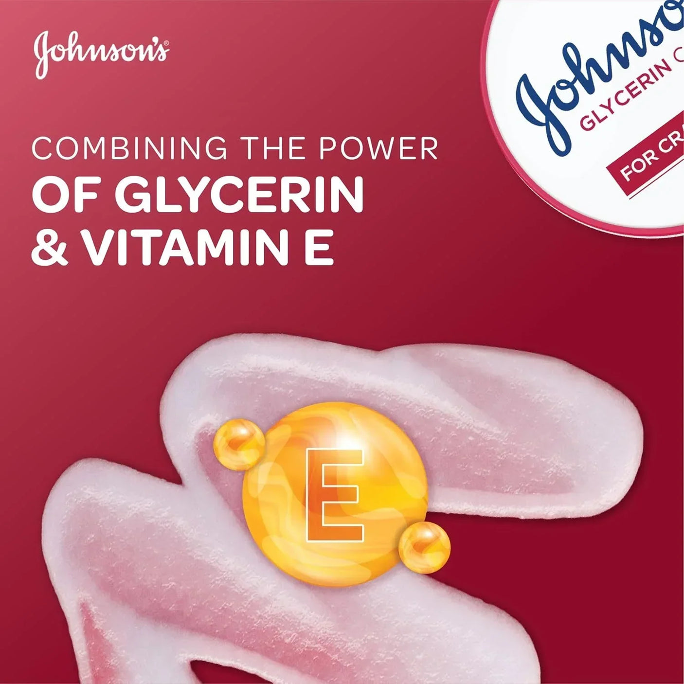 Johnson's Glycerin Cream For Cracked Skin - 300ml