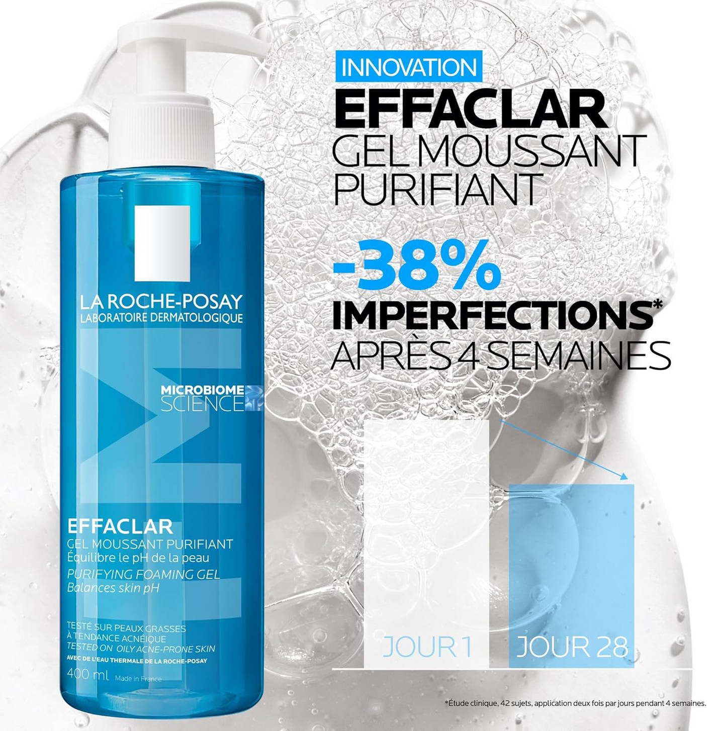 La Roche-Posay Effaclar Purifying Foaming Gel - 400ml