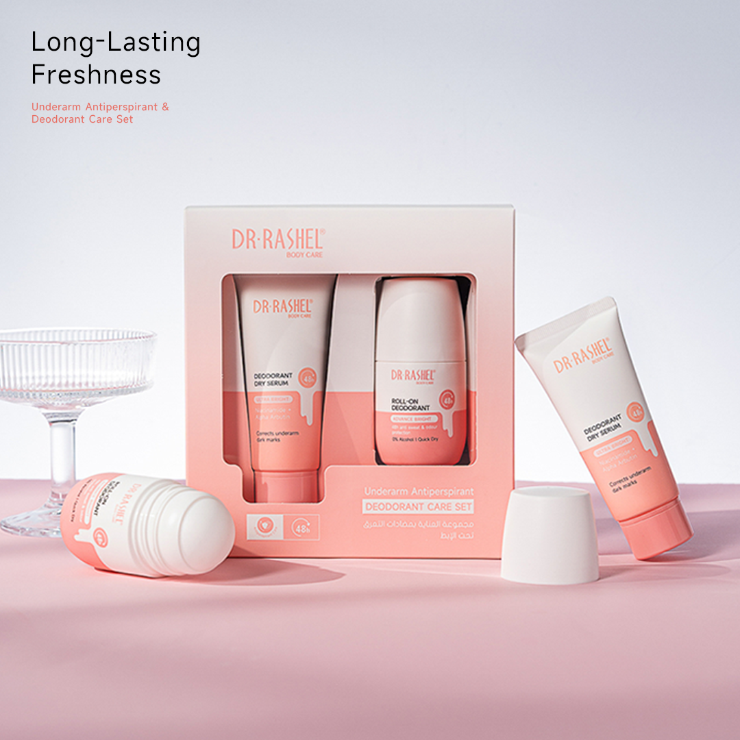 Dr.Rashel Ultra Bright Underarm Antiperspirant Deodorant Care Set