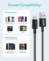 كابل شحن سريع أصلي من Anker USB A إلى USB C - 322