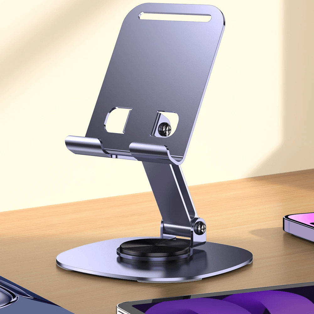 Carbon Steel Universal Rotatable Folding Phone Holder - K72