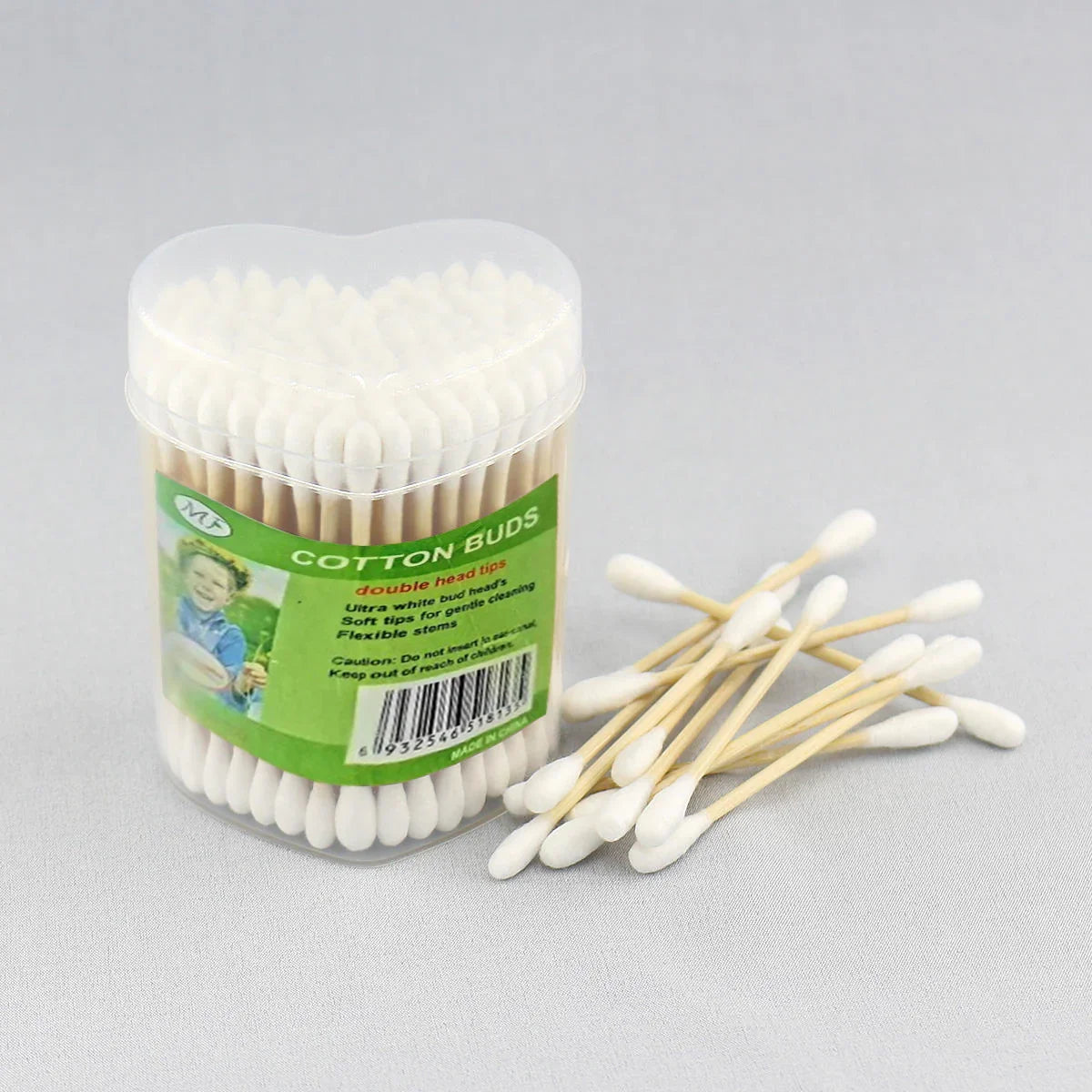 Cotton Buds With Heart-Shaped Plastic Box ST-800