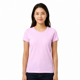 Women's Round Neck Plain T-Shirt 1030#