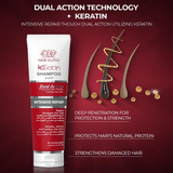 Eva Keratin Intensive Repair Shampoo - 230ml (1+1) Offer