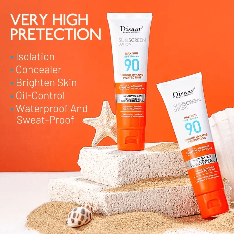 Disaar Sunscreen Lotion Brighten Skin Spf 90 - 50ml