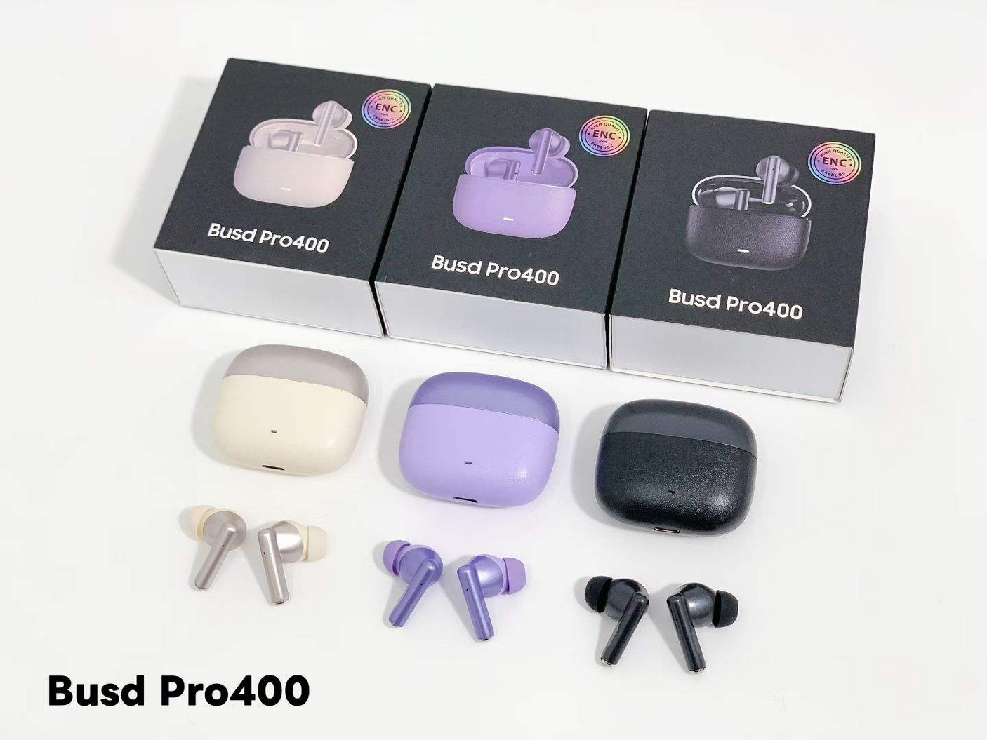 سماعات أذن لاسلكية جديدة بملمس مميز Busd Pro400