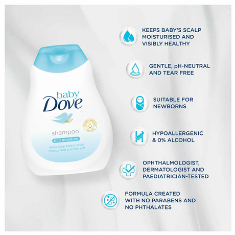 Dove Rich Moisture Baby Shampoo - 200ml