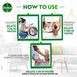Dettol Antibacterial Antiseptic Disinfectant Liquid 2Pcs x 500ml