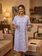 Comfortable Nightgown Casual Sleepwear - #8180