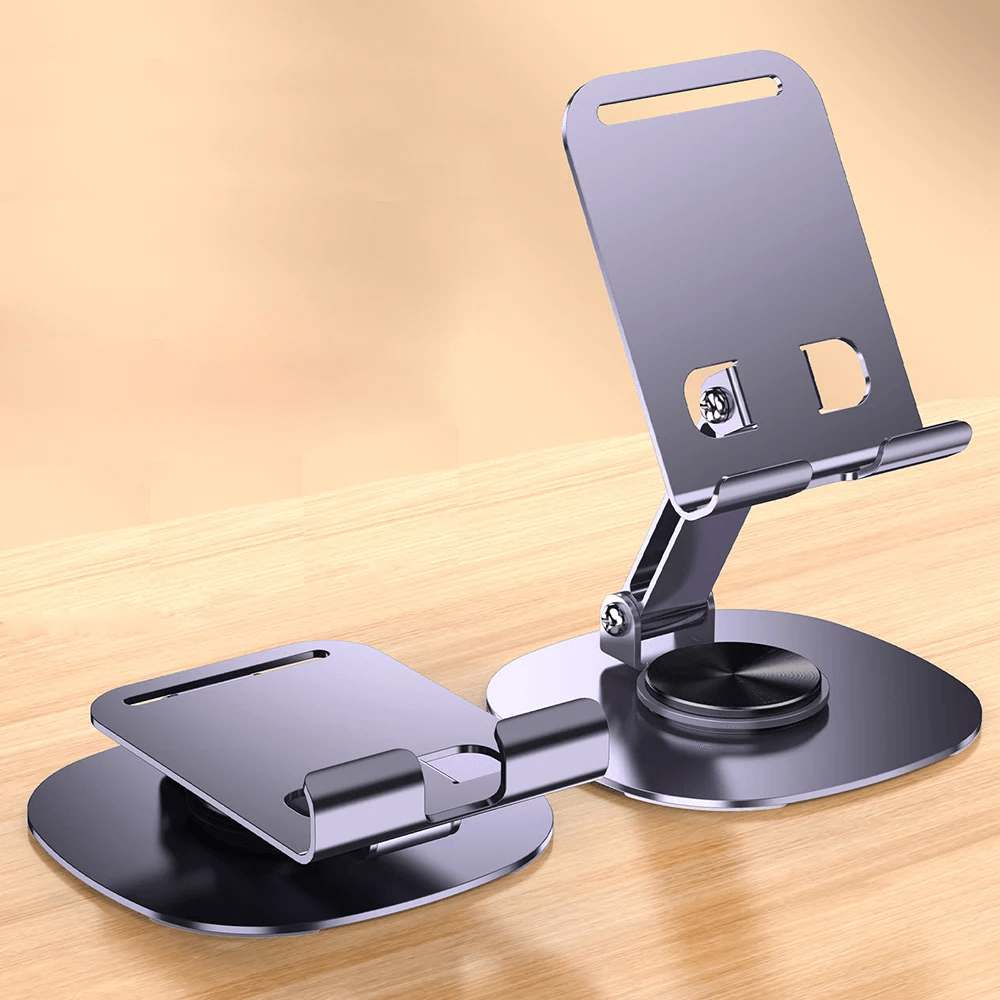 Carbon Steel Universal Rotatable Folding Phone Holder - K72