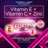 Fortima Vitamin E + Vitamin C + Zinc - 30s