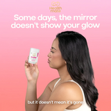 كبسولات "هيلث ميت جلو" (Healthmate Glow) القابلة للمضغ - كولاجين وفيتامينات متعددة - 60 كبسولة