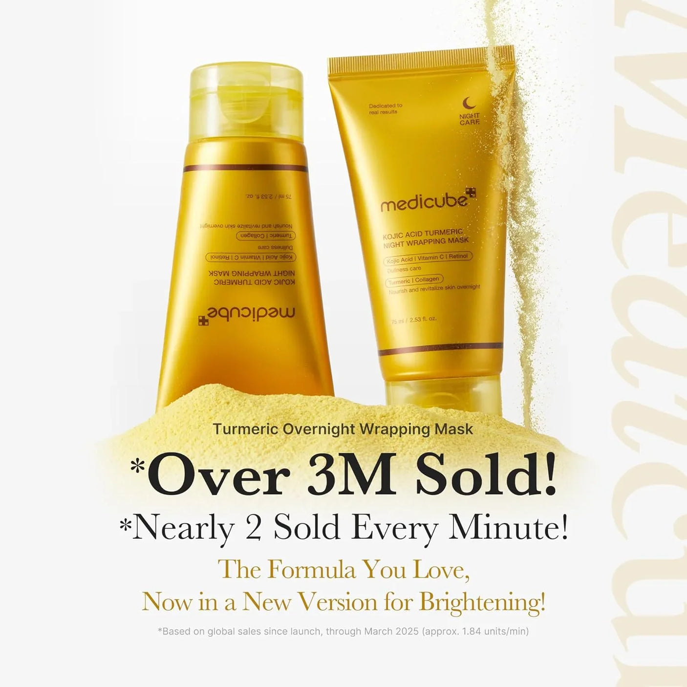 Medicube Kojic Acid Turmeric Night Wrapping Mask - 75ml