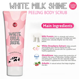 Cathy Doll White Milk Shine Peeling Body Scrub Thailand - 320ml