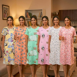 Comfortable Nightgown Casual Sleepwear - #8180