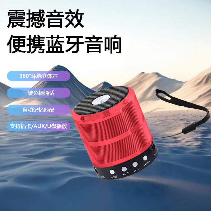 Mini Portable Bluetooth Speaker WS-887