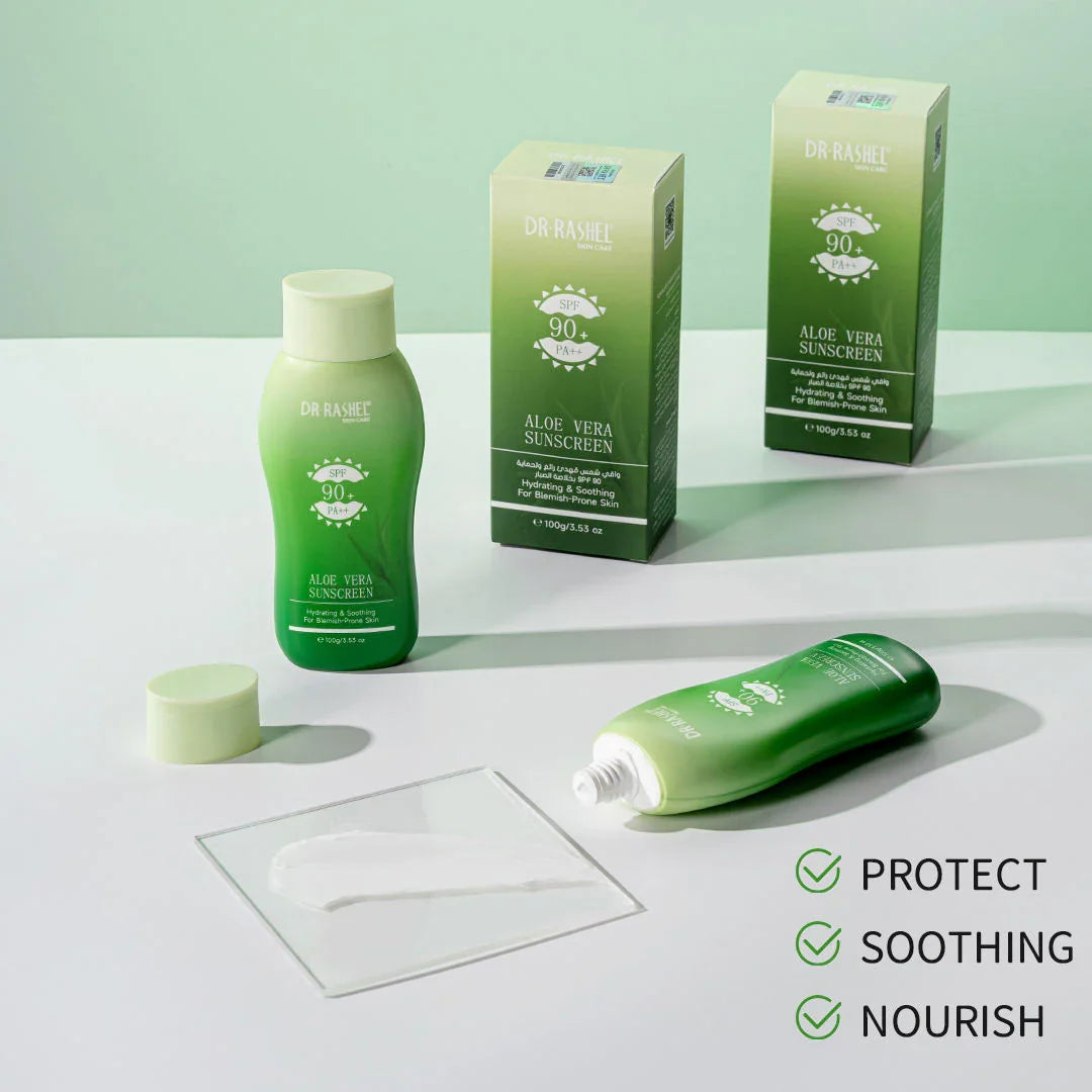 Dr.Rashel Aloe Vera Sunscreen SPF 90+ PA++ - 100g