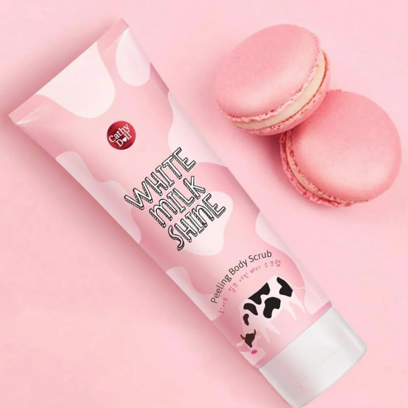 Cathy Doll White Milk Shine Peeling Body Scrub Thailand - 320ml