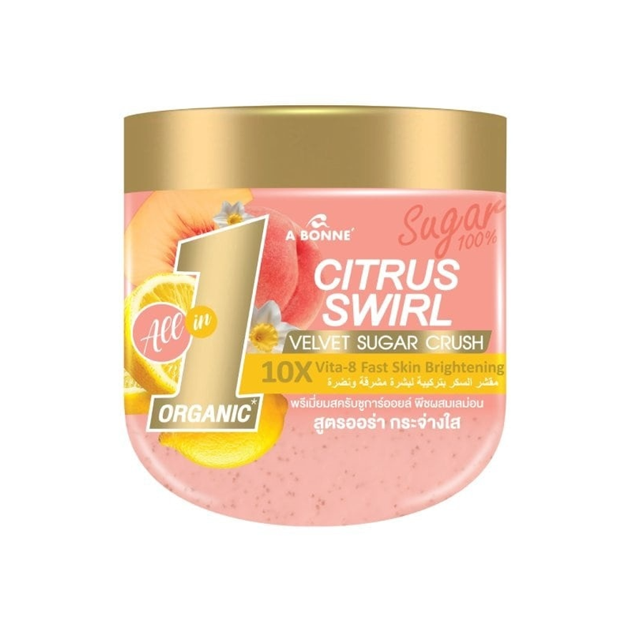 A Bonne Citrus Swirl Velvet Sugar Crush Scrub - 600g