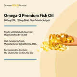California Gold Nutrition Omega-3 Premium Fish Oil - 100s