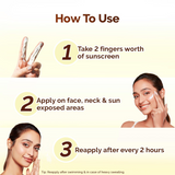 Mamaearth Vitamin C Daily Glow Sunscreen SPF 50 - 50g