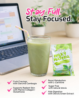 Glowming Milky Matcha Appetite Suppressant Drink - 10 Sachets × 20g