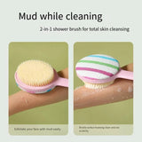 Miss Sweet Durable Massage Shower Brush With Soft & Stiff Bristles