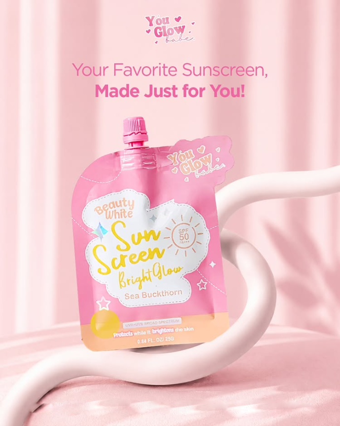 You Glow Babe Beauty White Sunscreen SPF50 PA+++ - 25g
