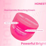 Honest Glow Niacinamide Bleaching Cream - 250g