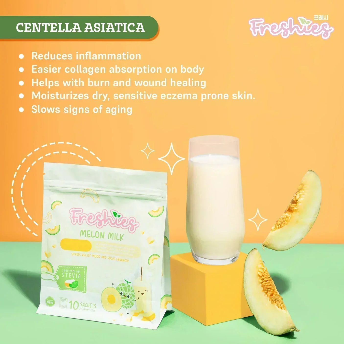 Freshies Melon Milk - 10 Sachets