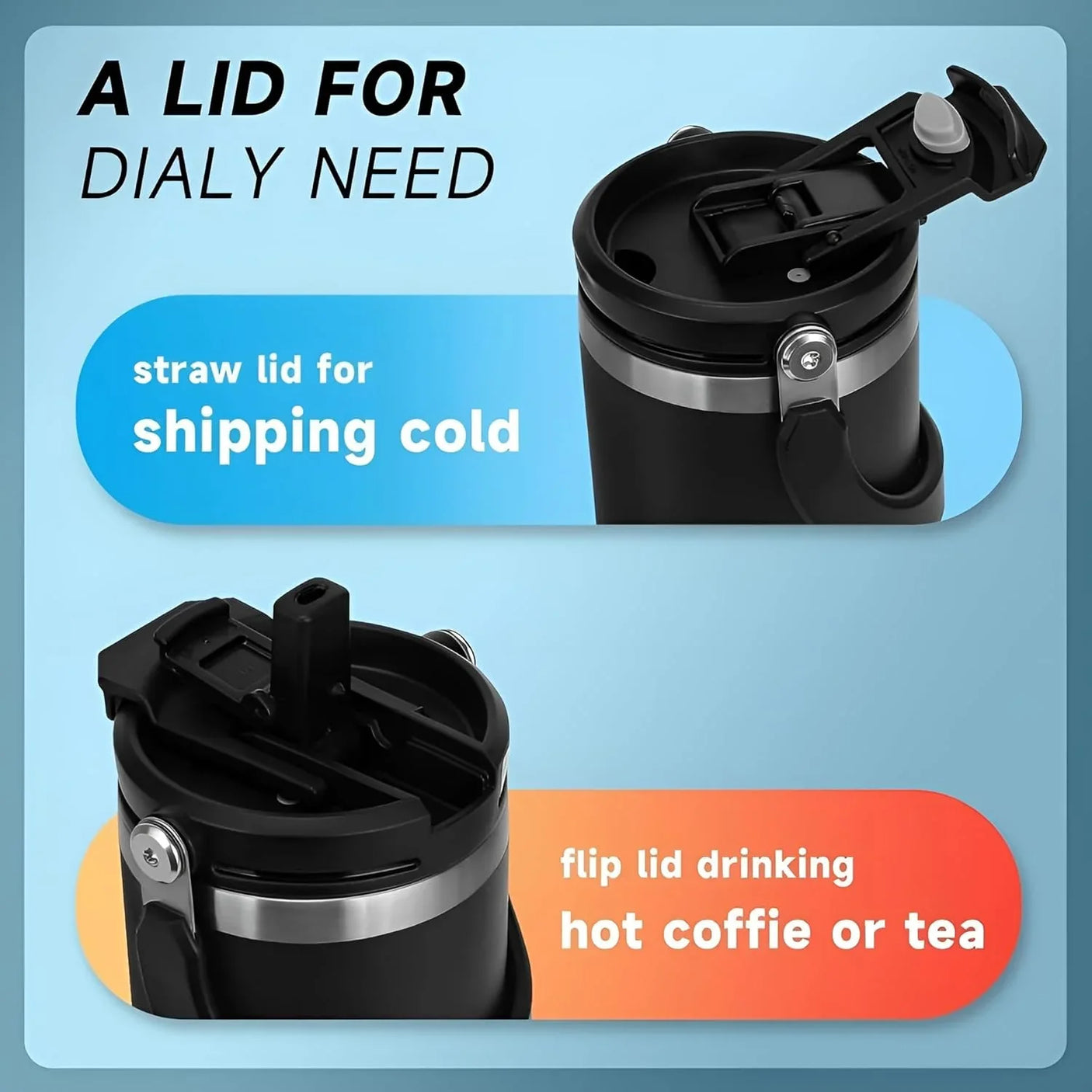 Stainless Steel Vacuum Insulated 3 Pcs Tumbler Set