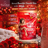 Hami-San Hijo Body Peeling Soap - 5Pcs × 50g