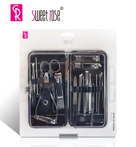 Sweet Rose Manicure & Pedicure - 19Pcs Set (S68006)