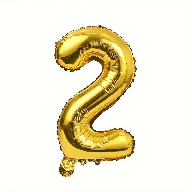 Birthday Decoration Foil Balloon Number 2 - 40Cm