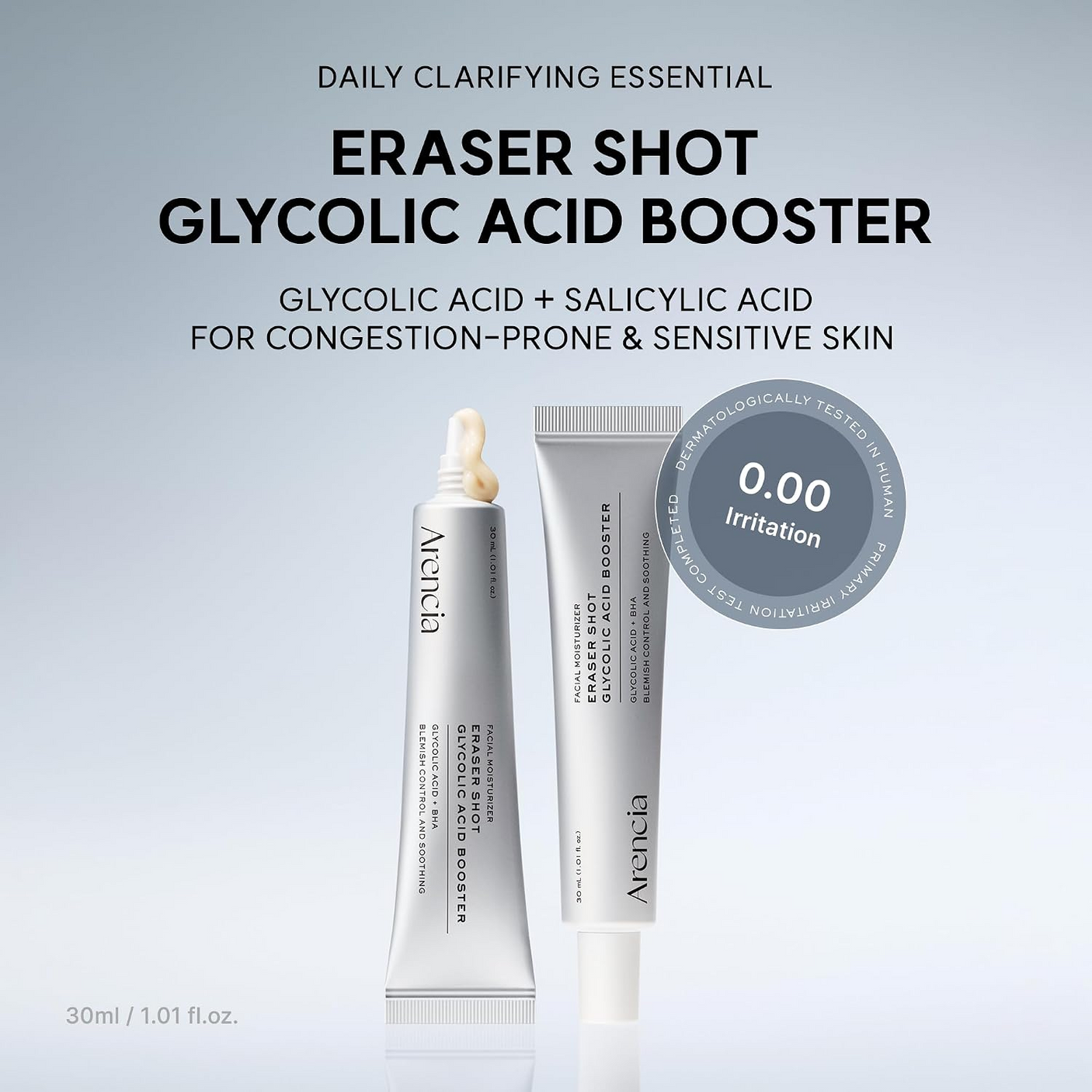 Arencia Eraser Shot Glycolic Acid Booster Facial Moisturizer - 30ml