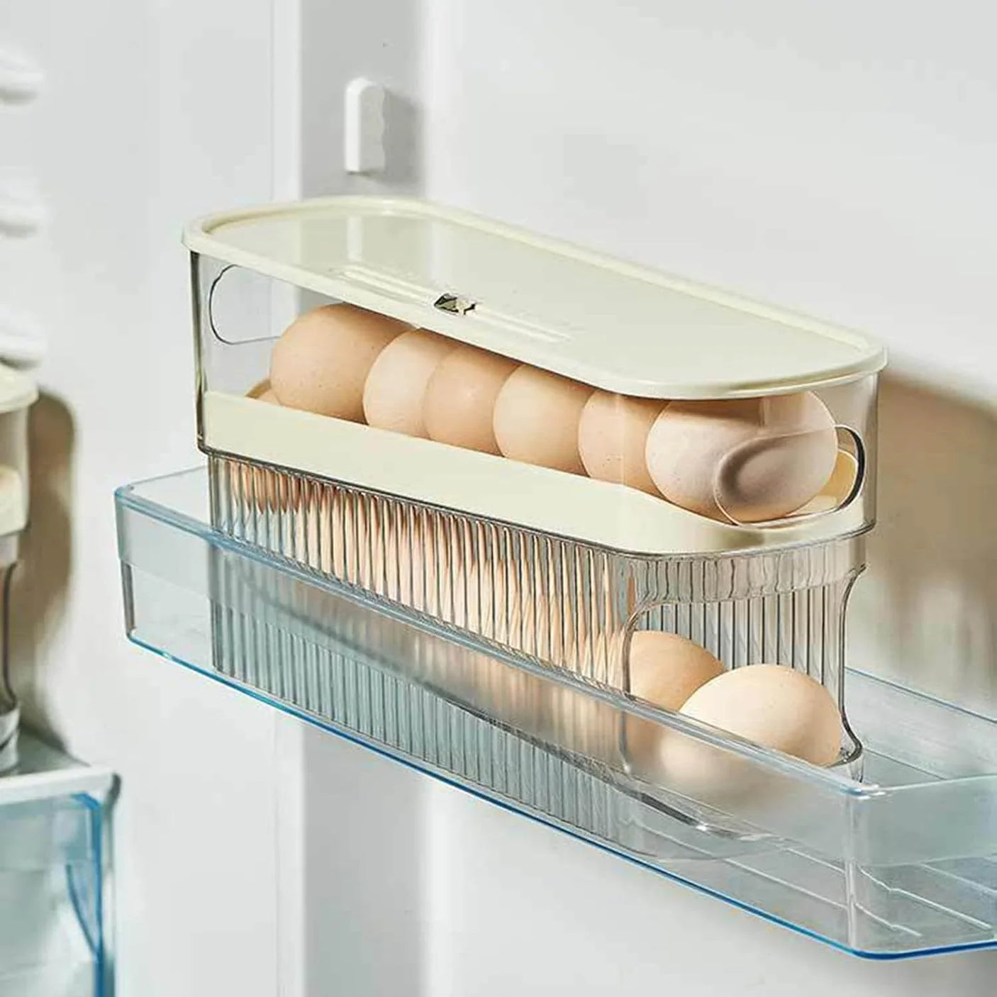 Egg Dispenser Automatic Sliding Eggs Tray K-2419