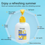 Dr.Rashel Vitamin C & Hyaluronic Acid Sunscreen Lotion SPF 50+ - 180ml