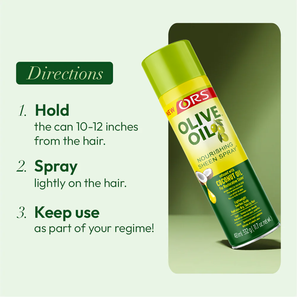 ORS Olive Oil Nourishing Sheen Spray - 481ml