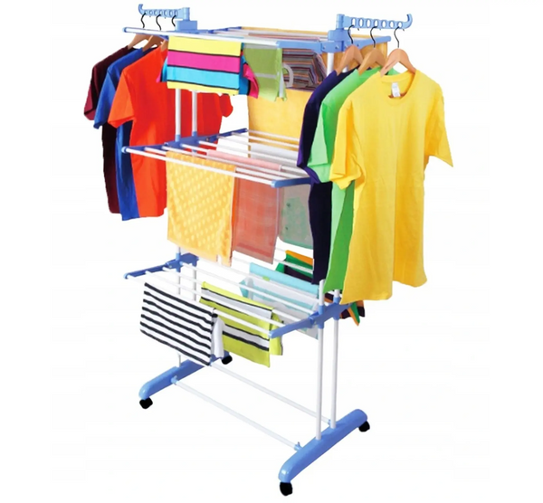 Folding Clothes Dryer Rack Three Layers Of Clothes Hanger