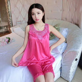 Soft Sleeveless Sleepwear 2 Pcs Set